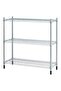 OLAUS Shelving unit, galvanised, 92 x 36 x 94 cm