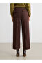 Wideleg Women's Jean Trousers - 4