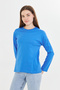 100% Organic Cotton Soft Textured Regular Fit Comfortable Cut Long Sleeve Crew Neck Combed Cotton T-Shirt - 2
