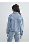 Two Mt Shop Quality Xside Blue Denim Straight Standard & Regular Women's Jean Jacket - 5