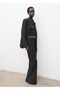 Asymmetric Collar Long-Sleeved T-Shirt - 2