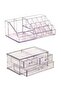 3-Tier Makeup Cosmetic Jewelry Accessories Organizer with 3 Drawers - 3