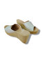 Women's White Wedge Heel Sandals - 8