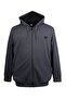 Large Size Hooded Doubleface Sweat Smoked (Wide Comfortable Fit)