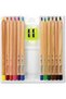 Triboo Natural Jumbo Full Size 12-Piece Vivid Colored Crayon Set with Sharpener - 3