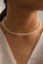Elegant Pearl Detailed Choker Women's Necklace - Stylish & Classic Design