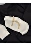 White Zirconia Stone Gold Color Multi-Heart Dangle Earrings