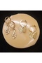 Gold Color 2 Pairs Butterfly and Snake Earrings