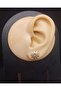 Gold Color 2 Pair Flower Earrings - 2