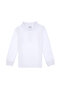 U.S. Polo Assn. Boy's White Basic Polo Neck Sweatshirt Dmk.2227105. - 2