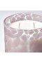 LUGNARE Scented candle in glass, 2 wicks, Jasmine/light pink, 50 hr - 4
