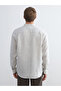 Ozmarka New Season Regular Fit Long Sleeve Linen Men's Shirt - 4