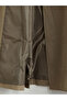 Double Breasted Collar Oversize Women's Trench Coat - 7