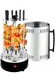 Smoke Free Vertical Electric Indoor Barbecue 360 Degree BBQ Machine | Automatic Timing Rotating Oven