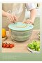 Multi-Use Large Salad Spinner, Mandoline Vegetable Fruits Wash Bowl - 6