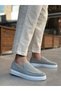 Ba0241 Laceless High Sole Gray Suede Men's Shoes - 2