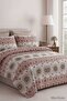 Double Cotton Duvet Cover Set with Checkered Motif - 2