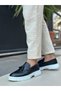 Ba0240 High Sole Classic Shiny Tasseled Skin Black Men's Shoes - 2