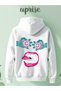 Monster Neon Color Printed Cotton 3 Thread Oversize Sweatshirt