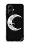 Tecno Pop 10 Protective Case Cover Moon & Dark Sky Hug