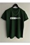 Unisex Nefti Green Why Not Printed Oversize
