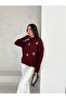 Floral Patterned Turtleneck Sweater - 4