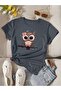 Women's Smoked Owl Printed Oversize