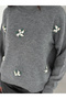 Floral Patterned Turtleneck Sweater - 7