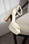 Cirella Women's Pearl Platform Heeled Shoes