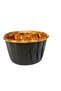 Bal10 Metallic Black Gold Color Muffin Cupcake Cake Mold 25-Pack - 3