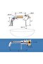 Wall Mount Bathroom Faucet, Chrome Bathroom Sink Faucet, Single Handle Vanity Faucet, Swivel - 8