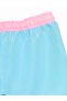 Blue Elastic Waist Quick Dry Girls' Swim Shorts - 3