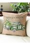 Floral Pattern Printed Velvet Throw Pillow Cover 43X43Cm