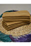 Flame Square Cotton Scarf Mustard 5 Pieces - 3