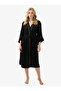 Women's Dressing Gown 51908 - Black - 8