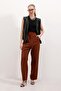 Bdart High Waist Wide Leg Pants with Belt - 5