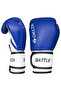 Battle Blue 14 oz Boxing Gloves - Kick Boxing, Muay Thai, Sparring Gloves for Adults over 90 kg - 4