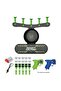 Floating Target Shooting Game Set, 5 Digital Targets, LED, USB Charging, Score Display – Green/Black