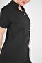 Aylu Model Soft Lycra Black Nurse Doctor Chef Scrubs Uniform Set - 7