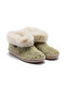 Emily Women's Furry Home Boots Green 37/41 - 2