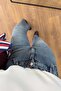 Fiorina Dark Navy Blue Flare Jeans - 2