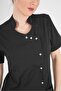 Aylu Model Soft Lycra Black Nurse Doctor Chef Scrubs Uniform Set - 5