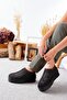 Women's Indoor Slippers with Thick Soles and Fur Inside - 2