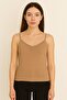 Women's Lace Strap Tank Top Set of 3 Black, White, Gray - 4