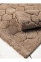 Lumora Cotton Bath Mat Set (60X100)(50X60) Brown-001 - 3