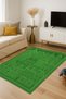 Mosso Green Home Themed Pattern Modern Decorative Carpet Mosso493Green - 4