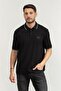 Men's Polo Neck T-Shirt Black