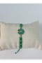 D'Oro Green Daisy Bracelet - 2