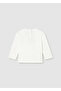 Cream Car Embroidered Baby Boy Long Sleeve T-Shirt 2072 - 2