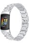 Metal Bands for Fitbit Charge 6 / Charge 5 Smart Watch -Silver - 2